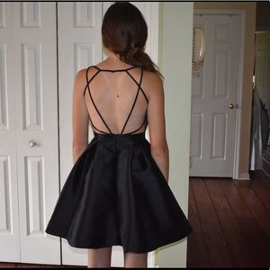 Black JVN by Jovani homecoming dress